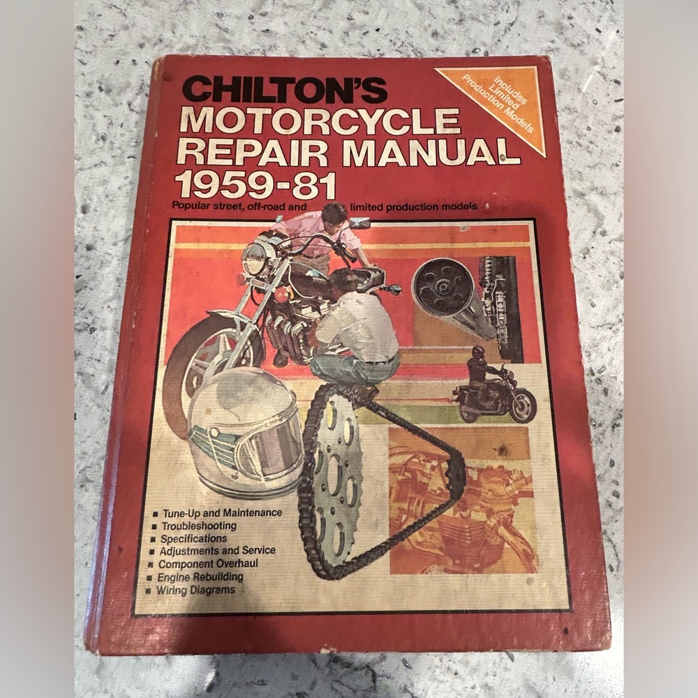 Chilton’s Motorcycle Repair Manual 1981